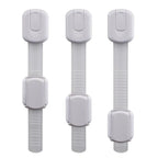 1/3/5Pcs Child Safety Cabinet Locks Premium Adjustable Baby Proof Drawer Latches Bathroom Kitchen Cabinet Drawer Lock