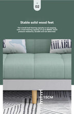 Stable Small Unit Sofa Bed, Foldable Dual-purpose Double Bed, Home Office Nap, Three Person Sofa, Leisure Fabric, Lazy Sofa