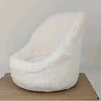 White Round Newborn Photography Sofa