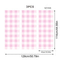 Pastel Checkered Pink & Green Wallpaper Nursery Child Art Decal Kids Room Bedroom Living Home Decor Waterproof Peel and Stick