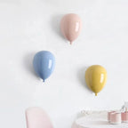Modern Home Background Wall Children's Room Lovely Cartoon Stereoscopic Creative Ceramics Balloon Wall Hanging Wall Decoration