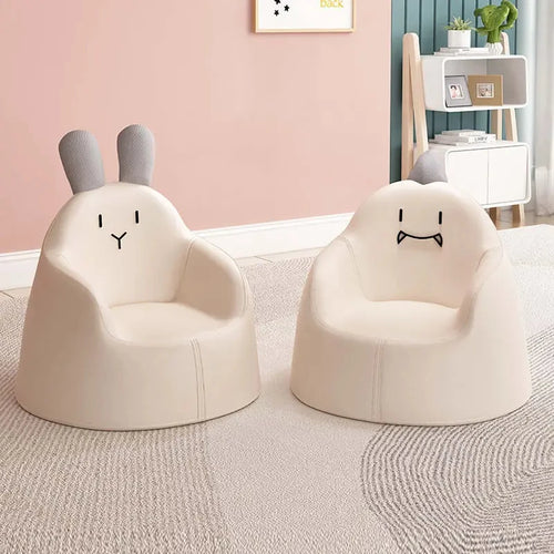 Children's Mini Cartoon Sofa Baby Cute Rabbit Bear Seat Removable Washable Boy Girl 1-6 Years Small Confortable Sofa for Reading