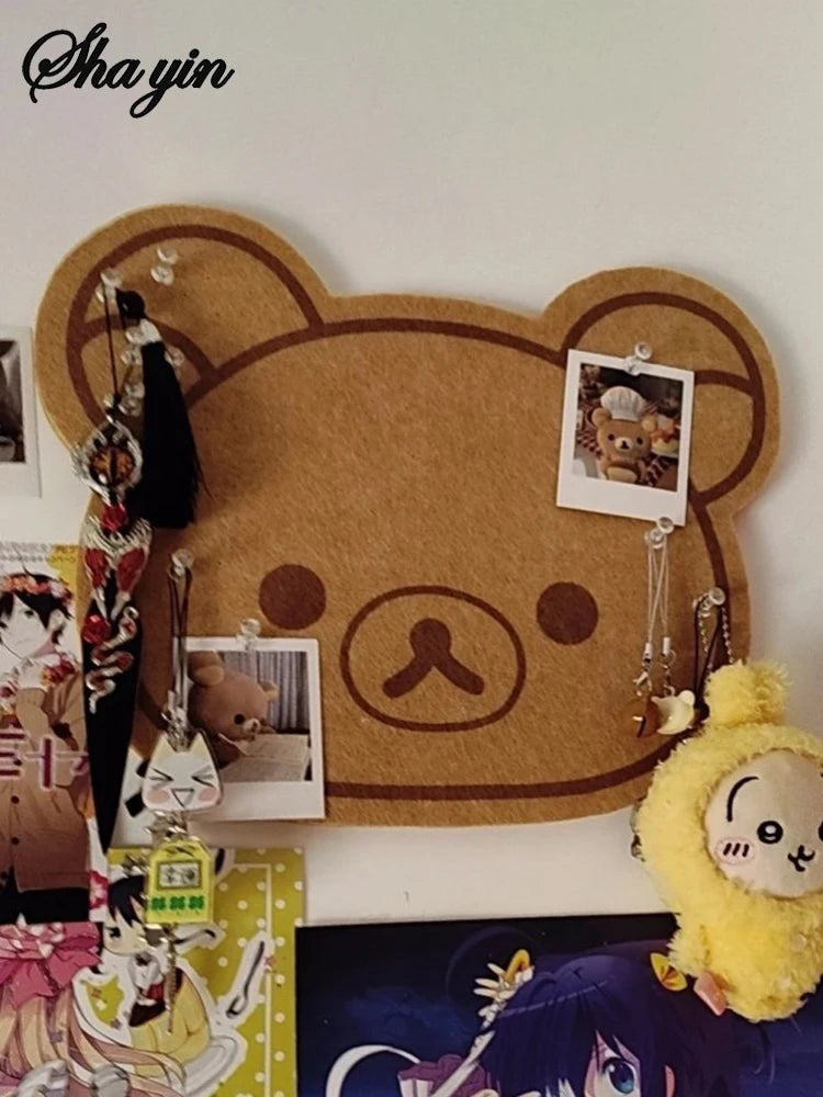 Cartoon Felt Board Cute Dormitory Background Decoration Photo Wall Felt Message Board Non Damaging Wall No Drilling