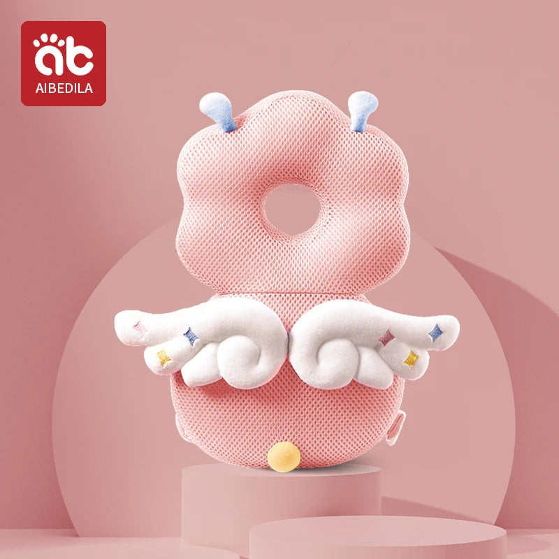 AIBEDILA Baby Head Protector Safety Pad Cushion Cartoon Anti Fall Back Pillow Headrest Newborn Infant Toddler Baby Protection