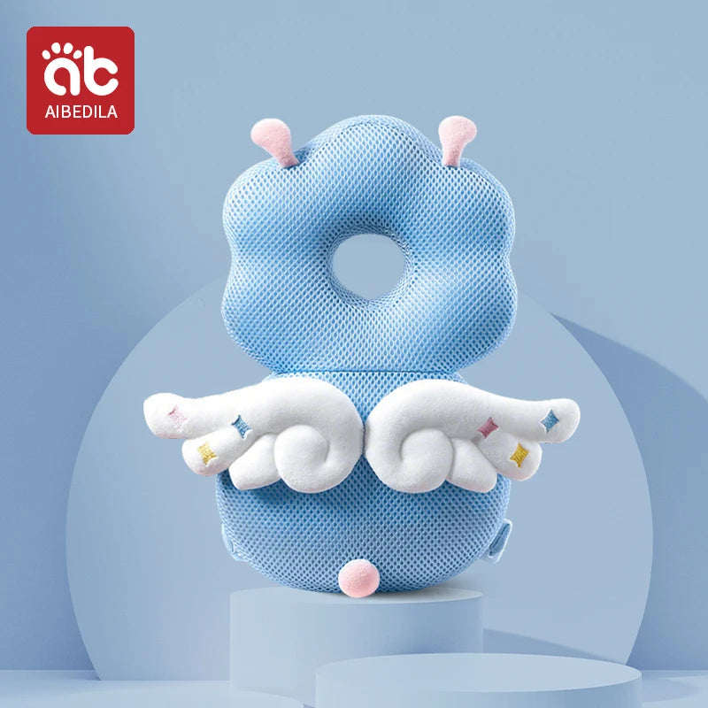 AIBEDILA Baby Head Protector Safety Pad Cushion Cartoon Anti Fall Back Pillow Headrest Newborn Infant Toddler Baby Protection