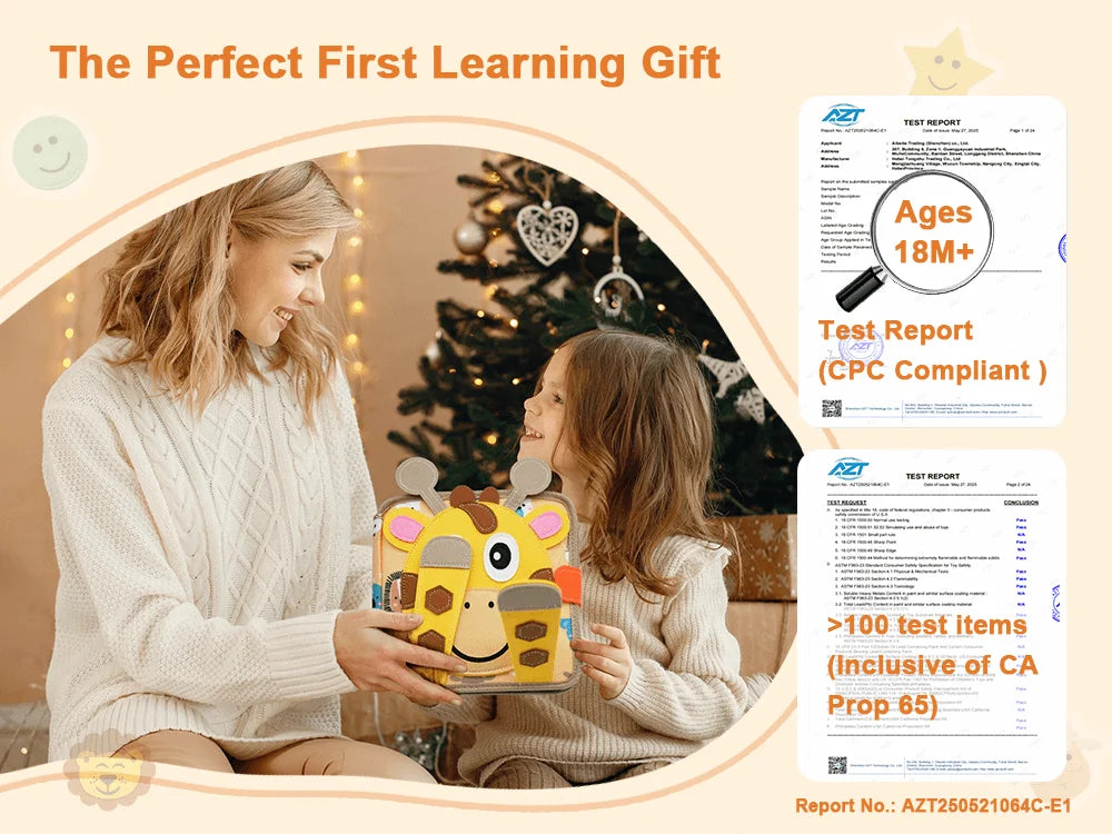 Montessori Busy Book for Toddlers