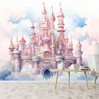 8+ Cartoon Nursery Flower Castle Walls Home Decor Self Adhesive Optional Photo Wallpaper for Bedroom Decoration Kids Baby Mural