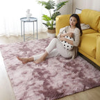 Furry Carpet Living Room Mat Modern Bedroom Nordic Style Decoration Carpet Large Size Black Gray White Non Slip Children's Rugs