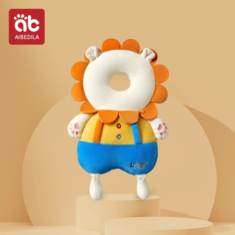AIBEDILA Baby Head Protector Safety Pad Cushion Cartoon Anti Fall Back Pillow Headrest Newborn Infant Toddler Baby Protection