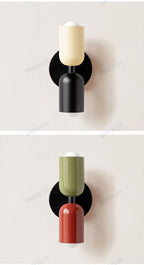 Nordic Living Room Wall Lamp Simple Modern Bedroom Bedside Aisle Children's Room Background Wall Lamp E27 Home Decoration