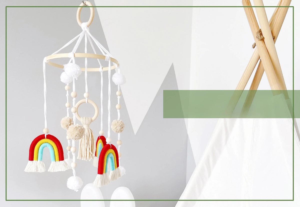 Children's Room Air Balance Pendant Rainbow Starry Sky Ins Wall Hanging Decoration Homestay Indoor Living Room Creative Pendant