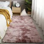 Furry Carpet Living Room Mat Modern Bedroom Nordic Style Decoration Carpet Large Size Black Gray White Non Slip Children's Rugs