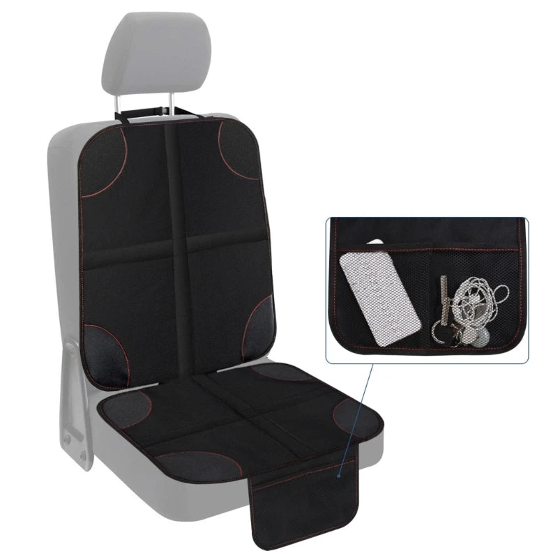 Universal Child Safety Seat Anti-Slip Anti-Scratch Mat Pads Waterproof Car Seat Protective Cover for-Baby Kid Protection
