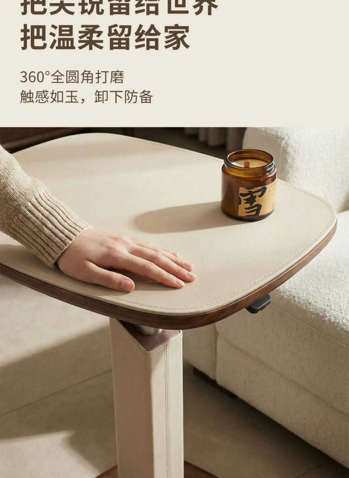 Modern Multifunctional Mobile Sofa End Side Table Can Be Lifted Living Room Small Coffee Table Bedroom Small Desk Home Furniture