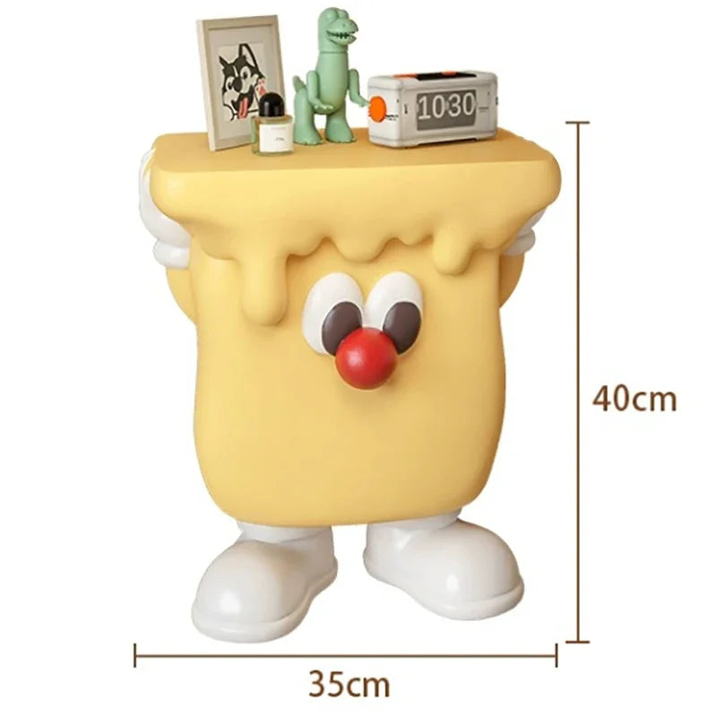 Modern Minimalist Cute  Bedside Cabinet Unique Design Night Table For Kids Mesitas De Noche Dormitorio Bedroom Furniture