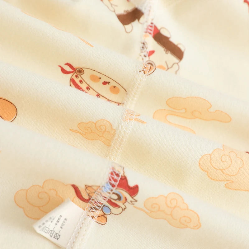 Baby Clothes Spring and Autumn Pure Cotton Base Layer Underwear Newborn Monk-Style Clothing 0-3 Months 6 Baby Romper Jumpsuit Spring Outfit