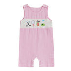 Baby Boy Embroidered Romper
