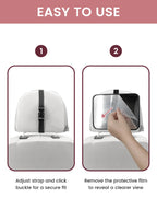 Certified Shatterproof Baby Car Mirror, Crash-Tested with Panoramic HD View for Rear-Facing Infant Safety