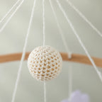 Wooden Rattles Toys Baby Crib Mobile Bed Bell Soft Felt Hot Balloon Newborn Music Bed Bell Hanging Toys Crib Bracket Baby Gifts