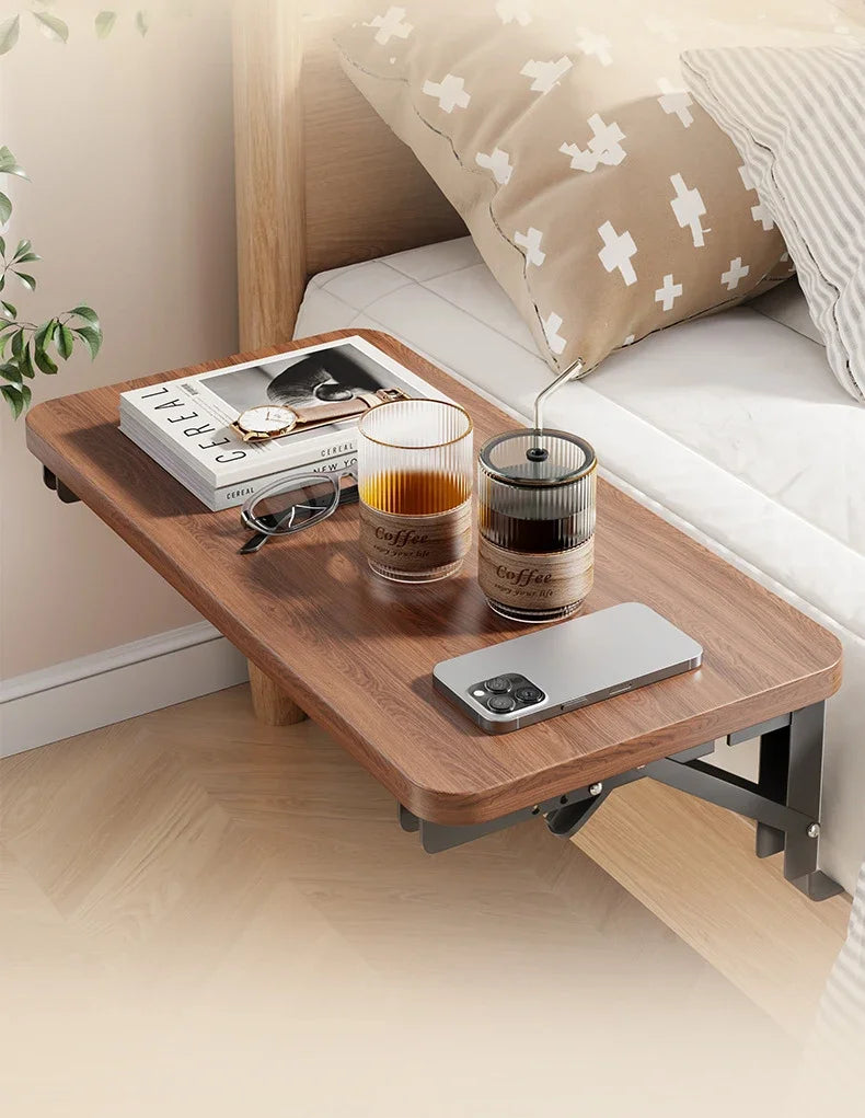 Bedside Cabinet Foldable Storage Bedside Shelf Small Household Side Cabinet Bedroom Bedside Cabinet BedSide Table Multiple Uses
