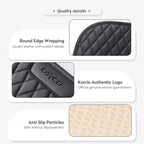 Car Seat Safety Protector Leather Pad for Kids Baby Pets Universal Rear Seat Cushion Child Protective Mat With Storage Net Cover