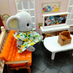 Miniature Items Dollhouse Furniture Accessories Living Room Bedroom Supermarket Shopping Games Family Interaction Doll Kids Toys