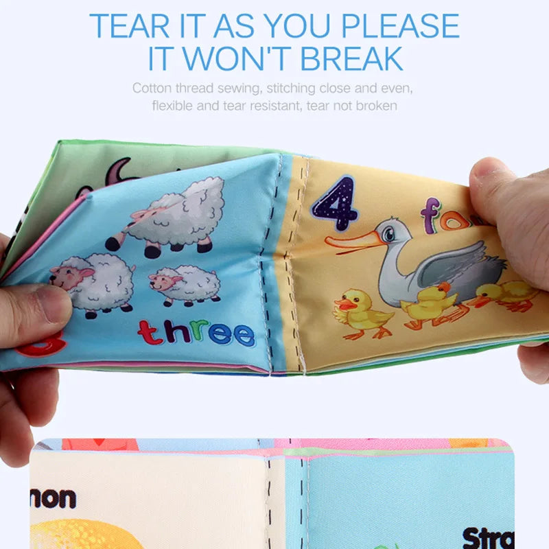 Soft Baby Cloth Learning Book