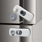 Child Safety Lock 2 Pack, No Tools Installation, Universal for Cabinets Drawers Fridge, Anti-Pinch Baby Proofing