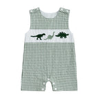 Baby Boy Embroidered Romper