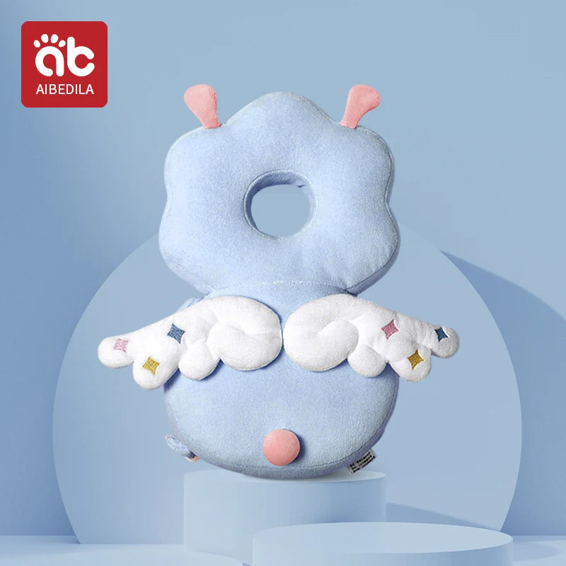 AIBEDILA Baby Head Protector Safety Pad Cushion Cartoon Anti Fall Back Pillow Headrest Newborn Infant Toddler Baby Protection