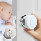 Baby Safety Door Lock with Protective Cover, Child Safety Design, Prevents Accidental Opening, Essential for Home Safety