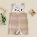 Baby Boy Embroidered Romper
