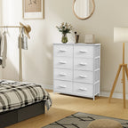 Children's Wardrobe For Bedroom With 8 Fabric Drawers