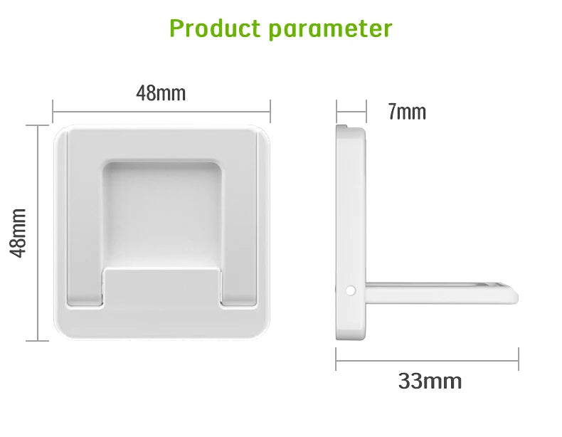 MIRTHBABY-Baby Safety Slide Window Locks for Kids Proof Patio Closet Doors Sliding Glass Door Child Lock- white