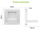 MIRTHBABY-Baby Safety Slide Window Locks for Kids Proof Patio Closet Doors Sliding Glass Door Child Lock- white
