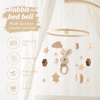 Wooden Rattles Toys Baby Crib Mobile Bed Bell Soft Felt Hot Balloon Newborn Music Bed Bell Hanging Toys Crib Bracket Baby Gifts