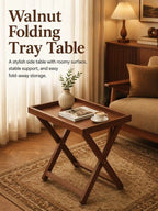 Folding Side Table,Durable Tv Tray Bed Table,Small End Table For Living Room, Bedroom