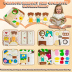 Toddler Dress-Up Felt Busy Book