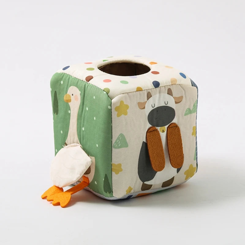 Montessori Magic Tissue Box Sensory Toy