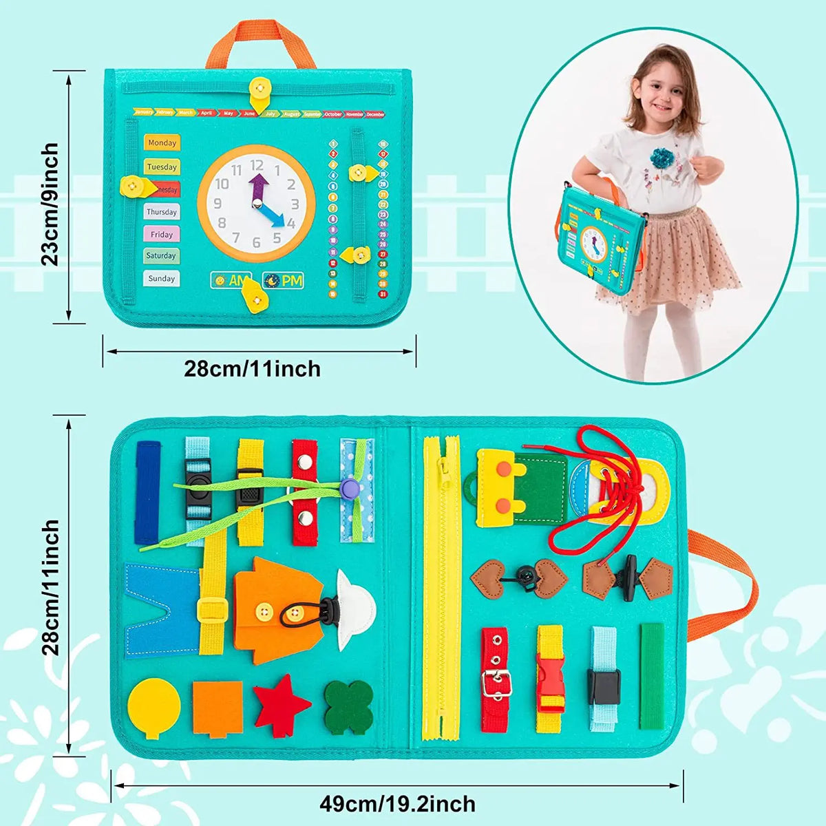 Toddler Montessori Busy Board