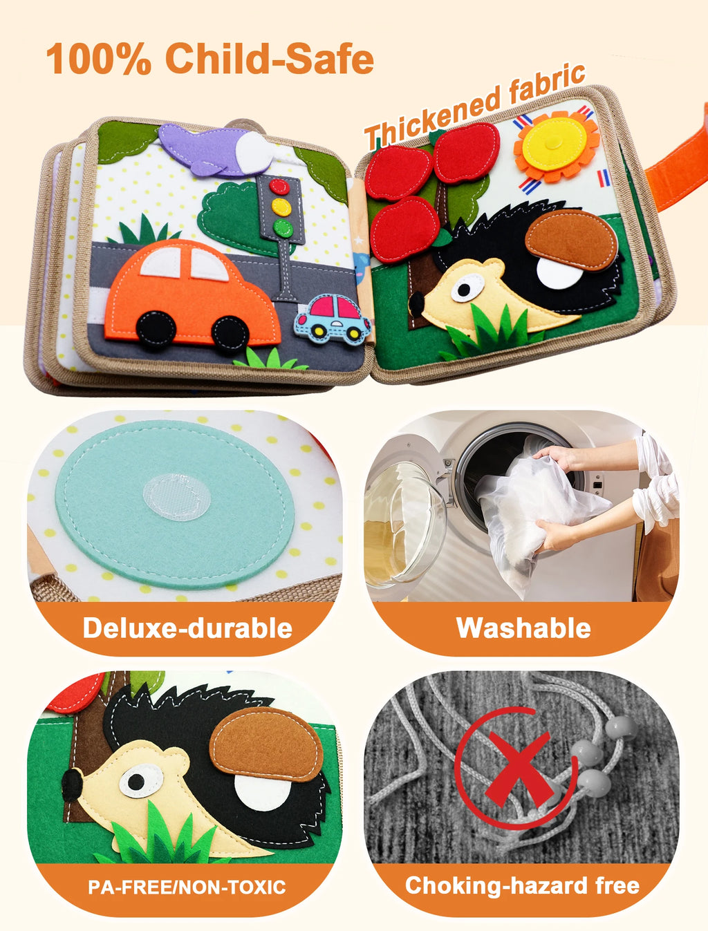 Montessori Busy Book for Toddlers