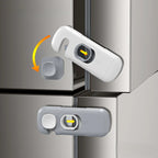 Child Safety Lock 2 Pack, No Tools Installation, Universal for Cabinets Drawers Fridge, Anti-Pinch Baby Proofing