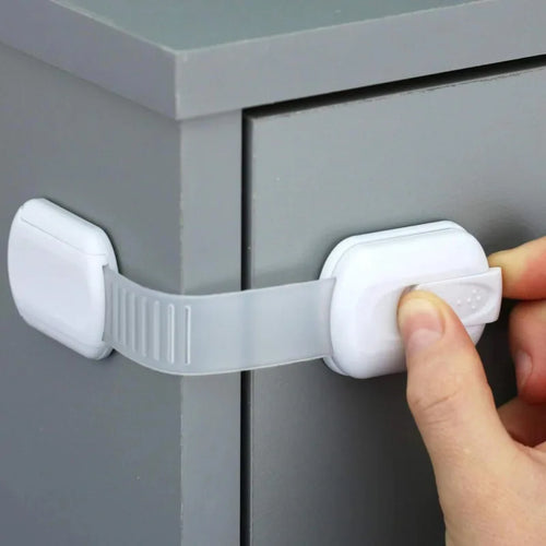 1/3/5Pcs Child Safety Cabinet Locks Premium Adjustable Baby Proof Drawer Latches Bathroom Kitchen Cabinet Drawer Lock