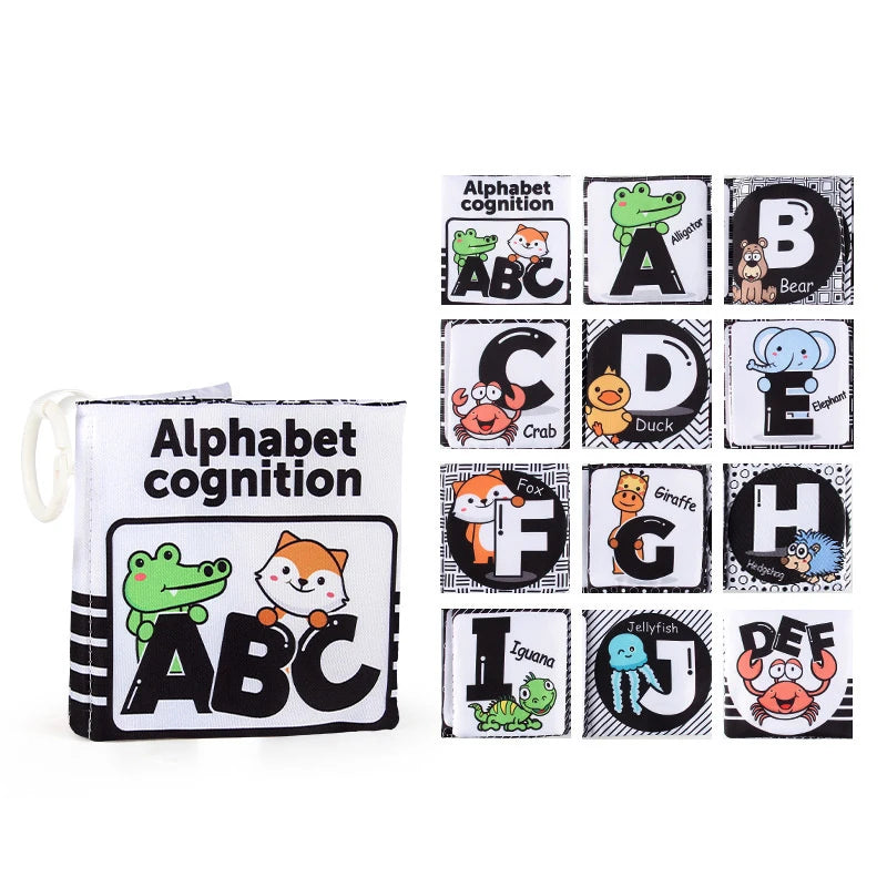 High-Contrast Soft Baby Cloth Book
