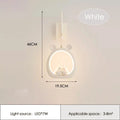 Cute Children's Room Girl Bedroom Wall Lamps Embrace Pear Lamp Creative Cream Style Princess Room Baby Room Bedside Wall Lights