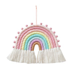 Ins Style Nordic Style Rainbow Home Children's Room Decoration Pendant Woven Rainbow Hanging Wall Hanging Pendant