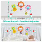 Baby Stroller Arch Toys Bouncer Toy Pram Activity Arch Toys Fine Motor Skills Toys Sensory Development Arch Baby Car Seat Toys