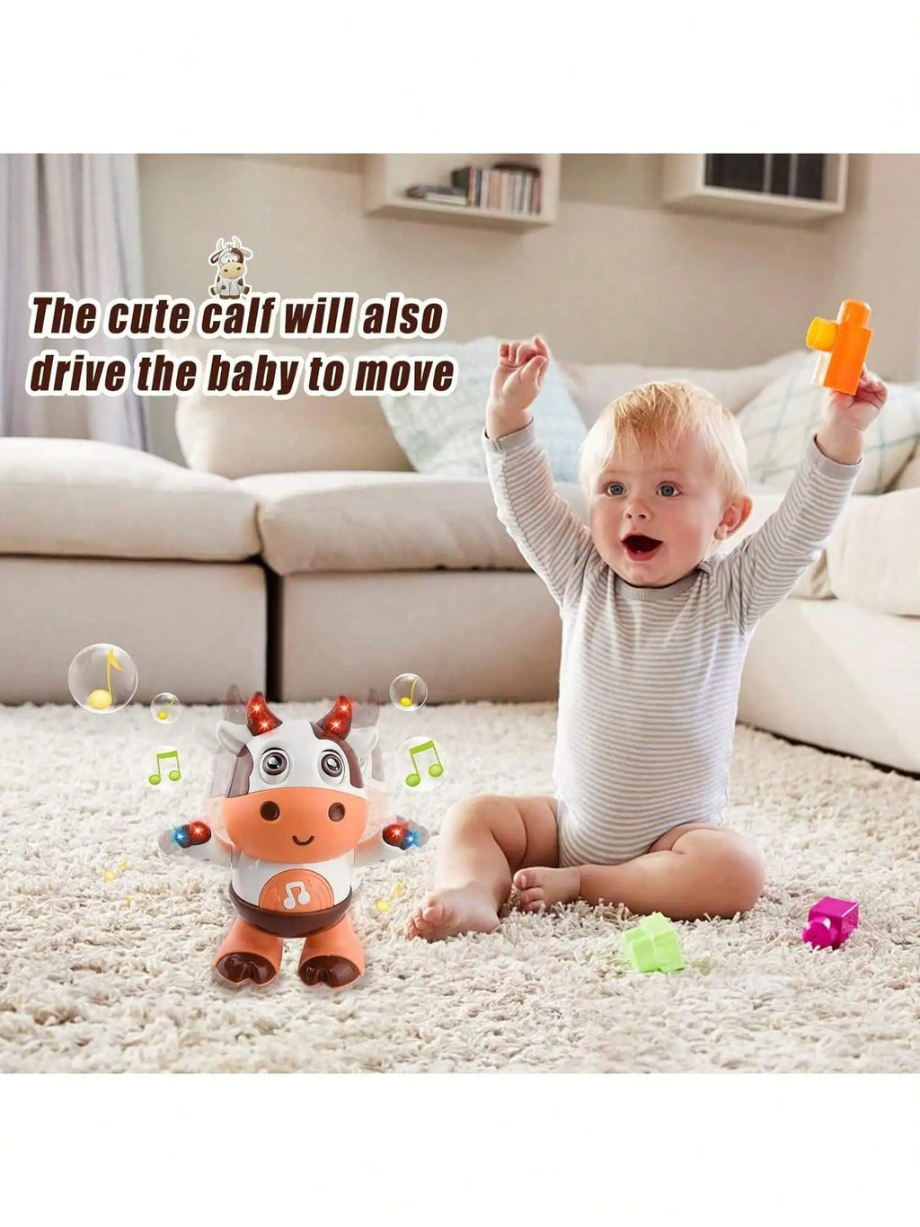 Dancing Cow Musical Plush Toy
