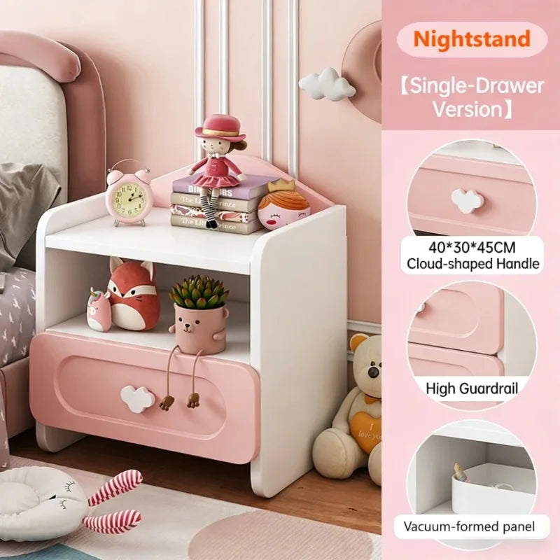 Modern Nightstand Bed Side Table Dressing Bedside Table Small Cabinet Sofa Tea Table Multifunctional Cabinet Furniture