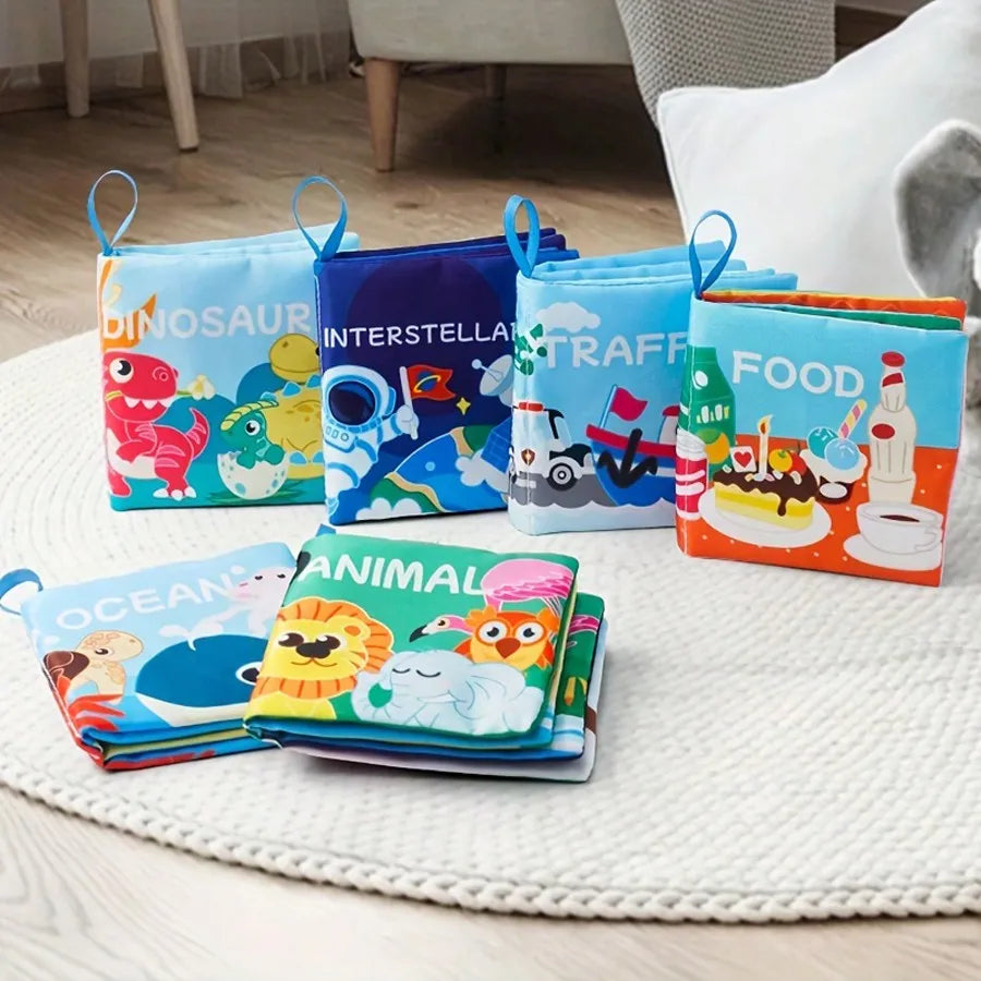 Soft Baby Crinkle Cloth Book Set